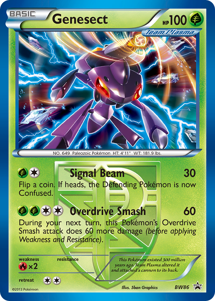 Genesect – BW Black Star Promos BW86 Pokémon card