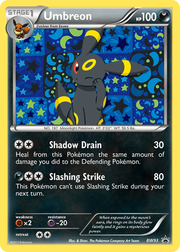 Umbreon - BW Black Star Promos BW93