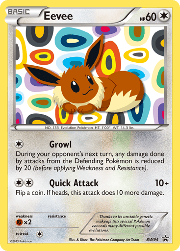 Eevee - BW Black Star Promos BW94