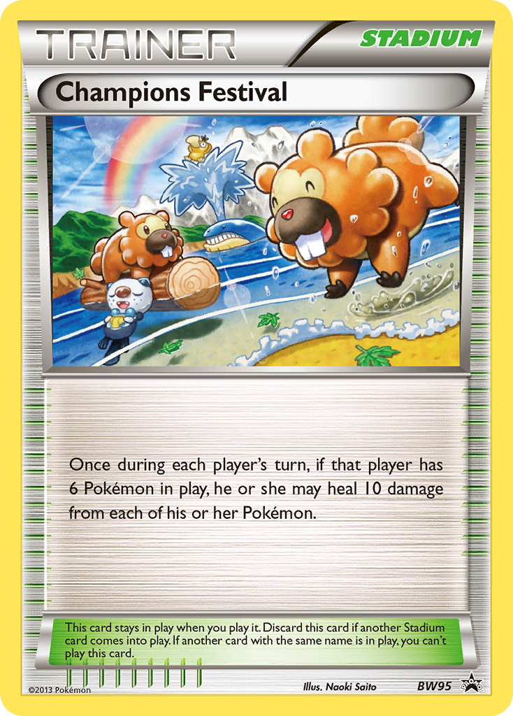 Champions Festival – BW Black Star Promos BW95 Pokémon card