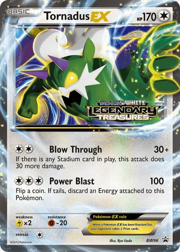 Tornadus-EX - BW Black Star Promos BW96