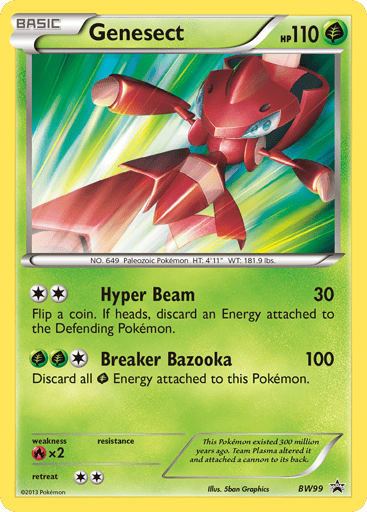 Genesect - BW Black Star Promos BW99