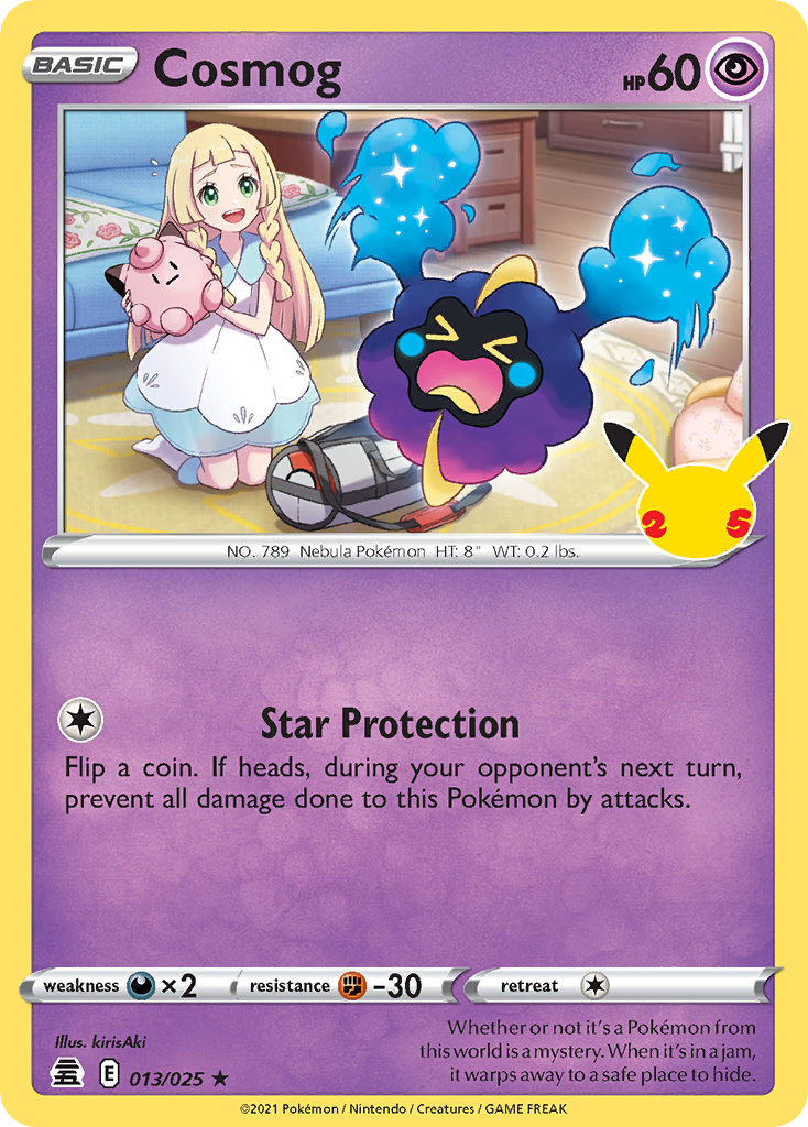 Cosmog – Celebrations 13 Pokémon card