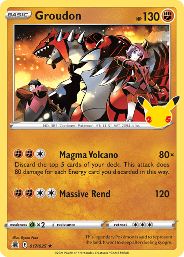 Groudon - Celebrations 17