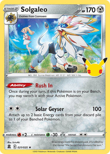 Solgaleo - Celebrations 21