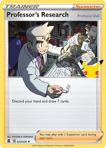 Professor's Research (Professor Oak) - Celebrations 23