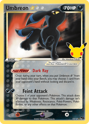 Umbreon ☆ - Celebrations: Classic Collection 17