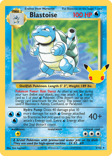 Blastoise - Celebrations: Classic Collection 2