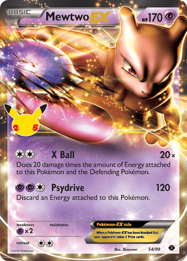 Mewtwo-EX - Celebrations: Classic Collection 54