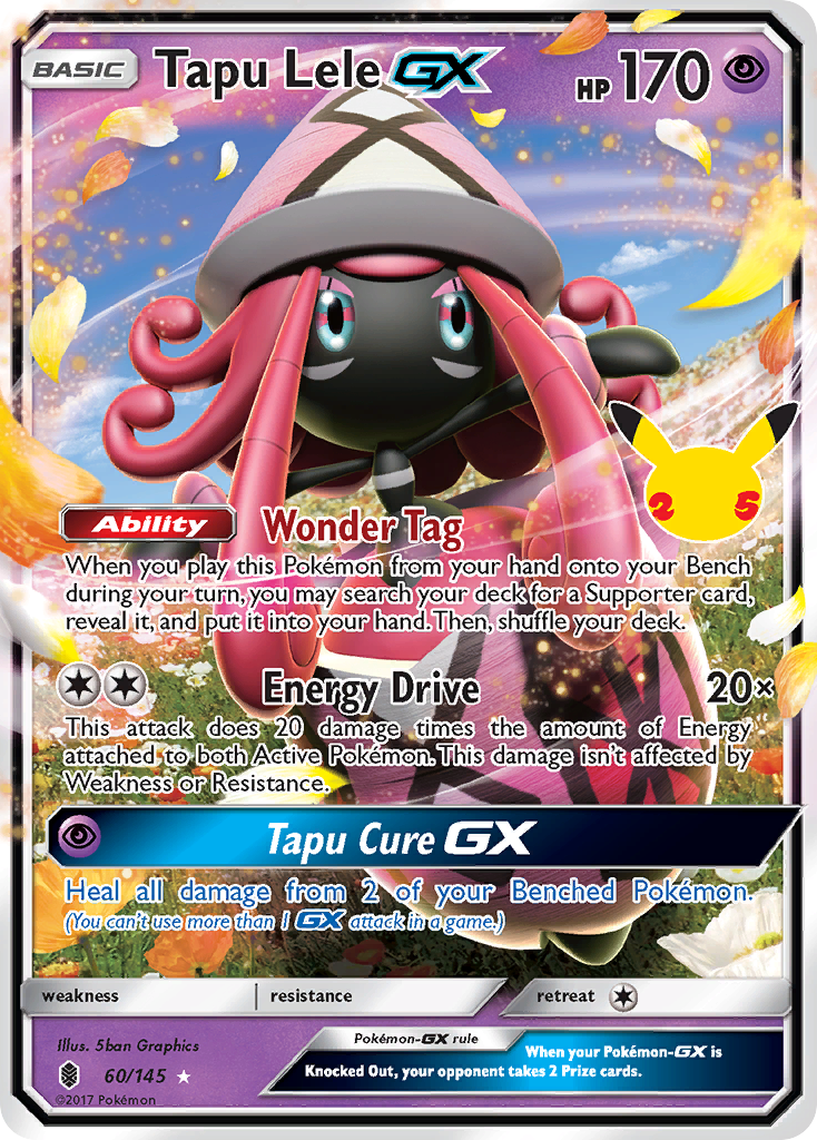 Tapu Lele-GX – Celebrations: Classic Collection 60 Pokémon card