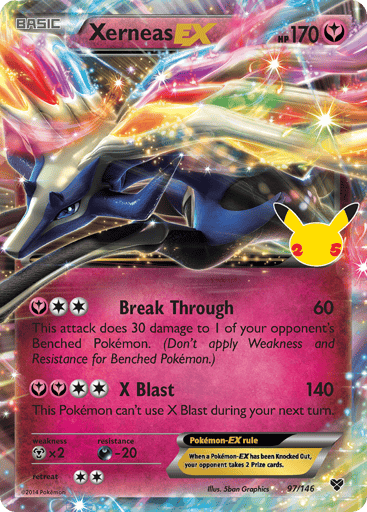Xerneas-EX - Celebrations: Classic Collection 97