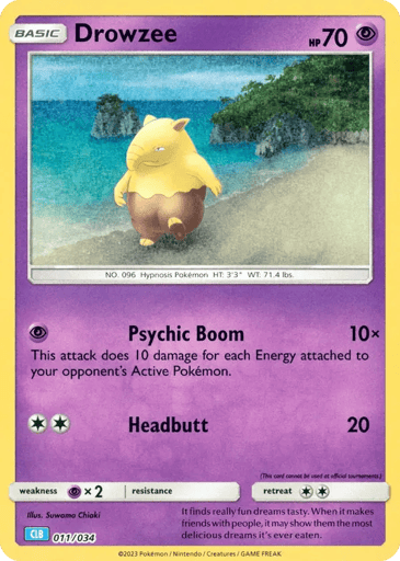 Drowzee - Pokémon TCG Classic - Blastoise 11