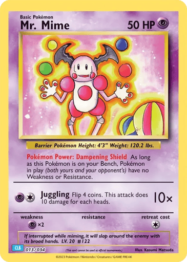Mr. Mime - Pokémon TCG Classic - Blastoise 13