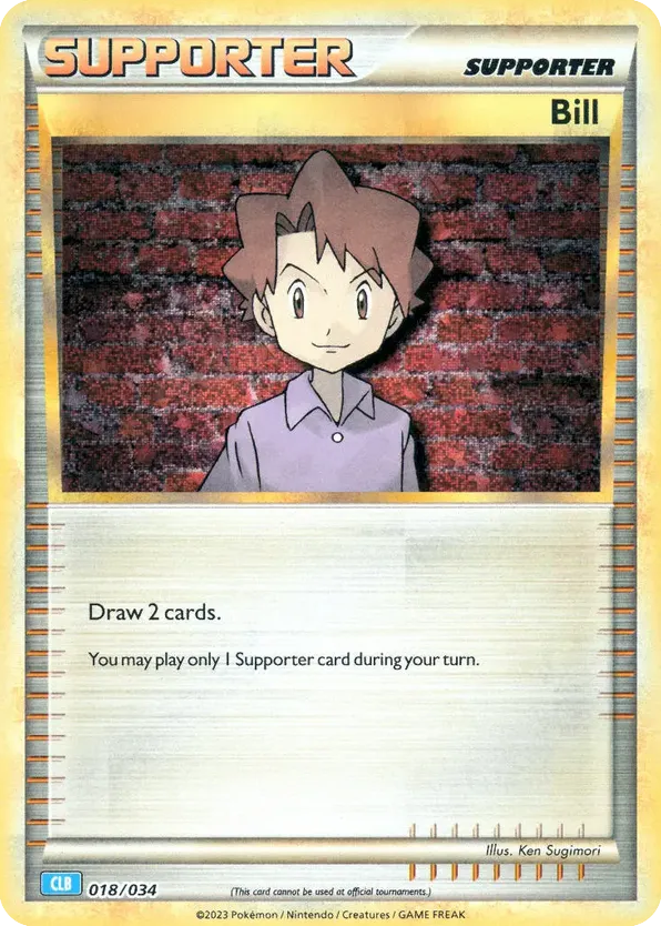 Bill – Pokémon TCG Classic - Blastoise 018/034 Pokémon card