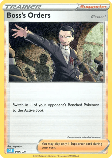 Boss's Orders - Pokémon TCG Classic - Blastoise 19