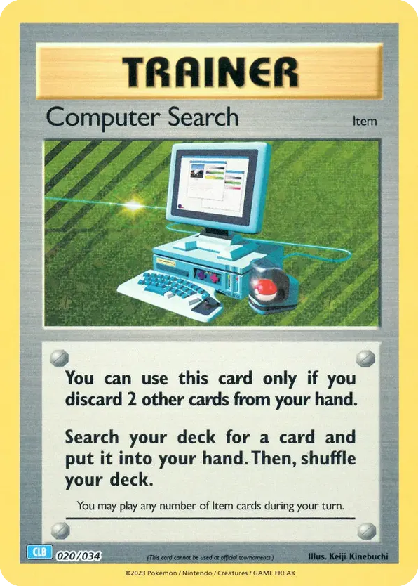 Computer Search – Pokémon TCG Classic - Blastoise 020/034 Pokémon card