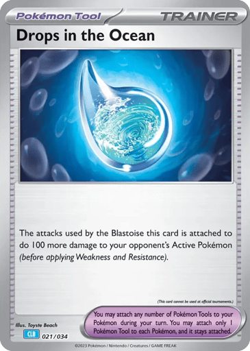 Drops in the Ocean - Pokémon TCG Classic - Blastoise 21