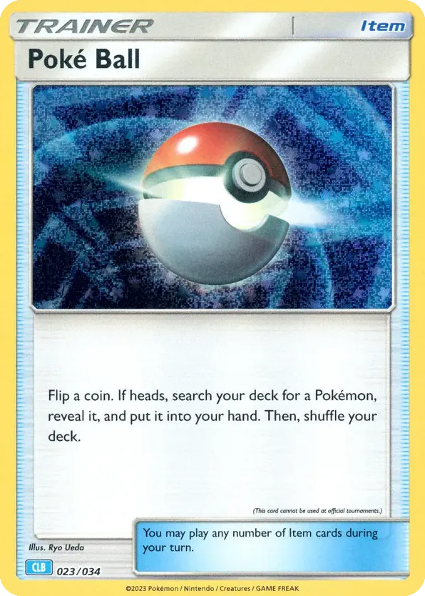 Poké Ball – Pokémon TCG Classic - Blastoise 023/034 Pokémon card