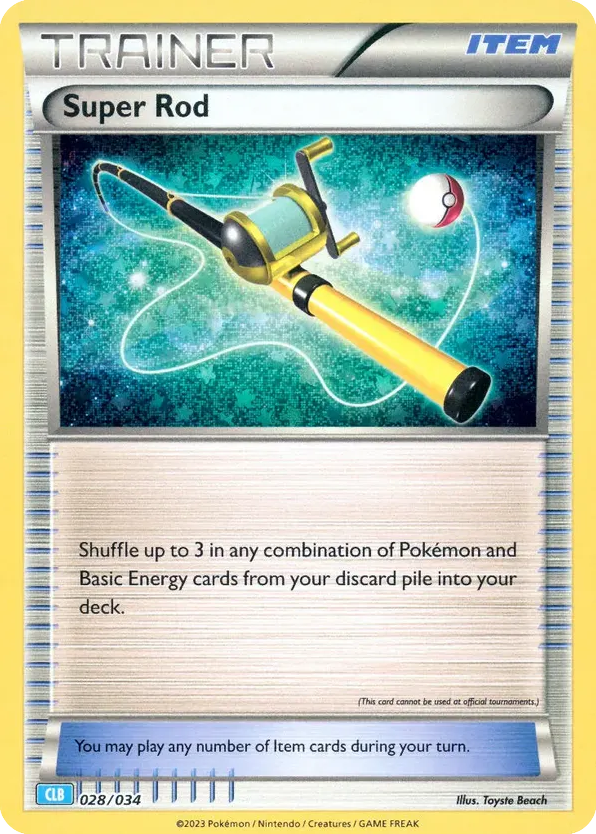 Super Rod – Pokémon TCG Classic - Blastoise 028/034 Pokémon card