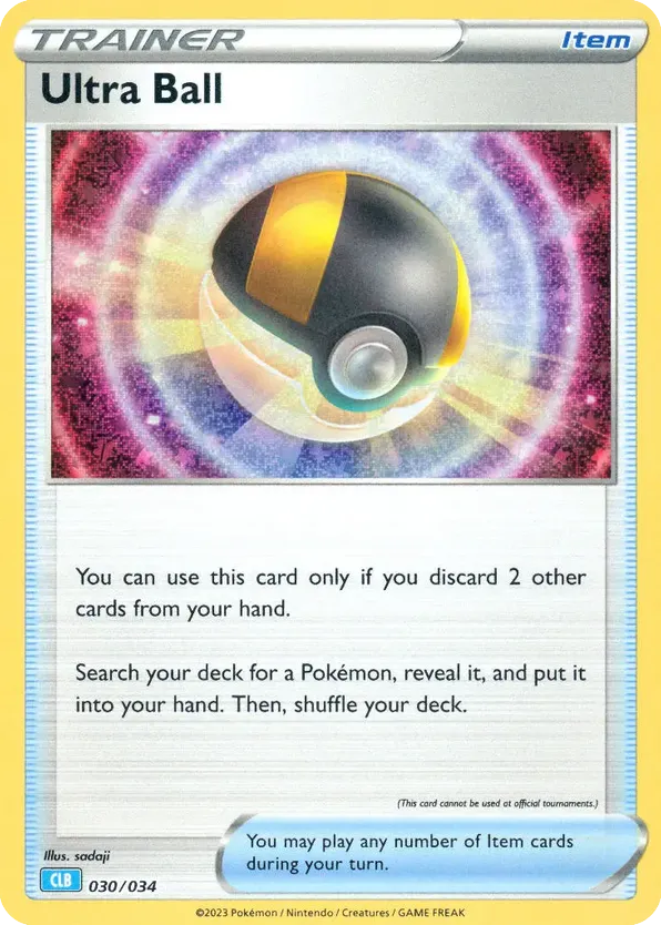 Ultra Ball – Pokémon TCG Classic - Blastoise 030/034 Pokémon card