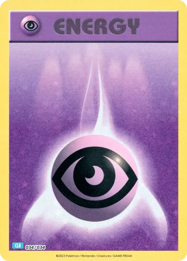 Basic Psychic Energy – Pokémon TCG Classic - Blastoise 034/034 Pokémon card