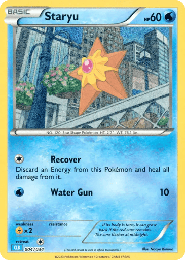 Staryu - Pokémon TCG Classic - Blastoise 4
