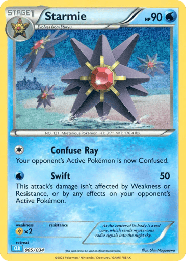 Starmie - Pokémon TCG Classic - Blastoise 5