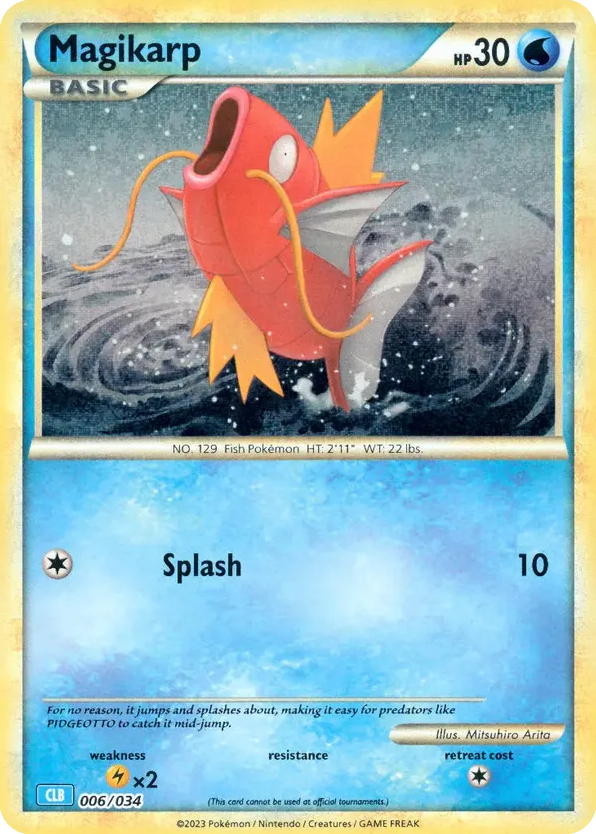 Magikarp – Pokémon TCG Classic - Blastoise 006/034 Pokémon card