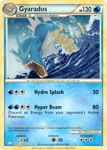 Gyarados - Pokémon TCG Classic - Blastoise 7