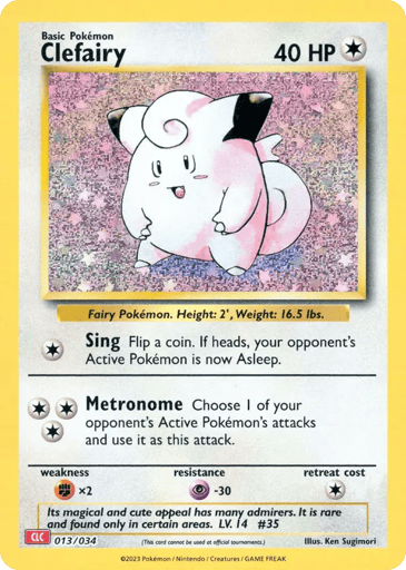 Clefairy - Pokémon TCG Classic - Charizard 13