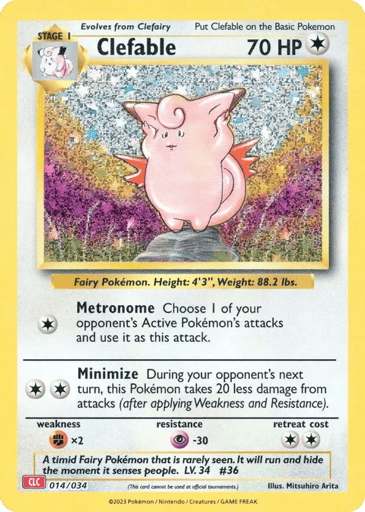 Clefable - Pokémon TCG Classic - Charizard 14