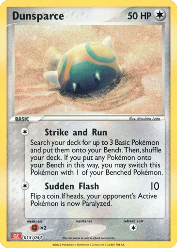 Dunsparce - Pokémon TCG Classic - Charizard 15