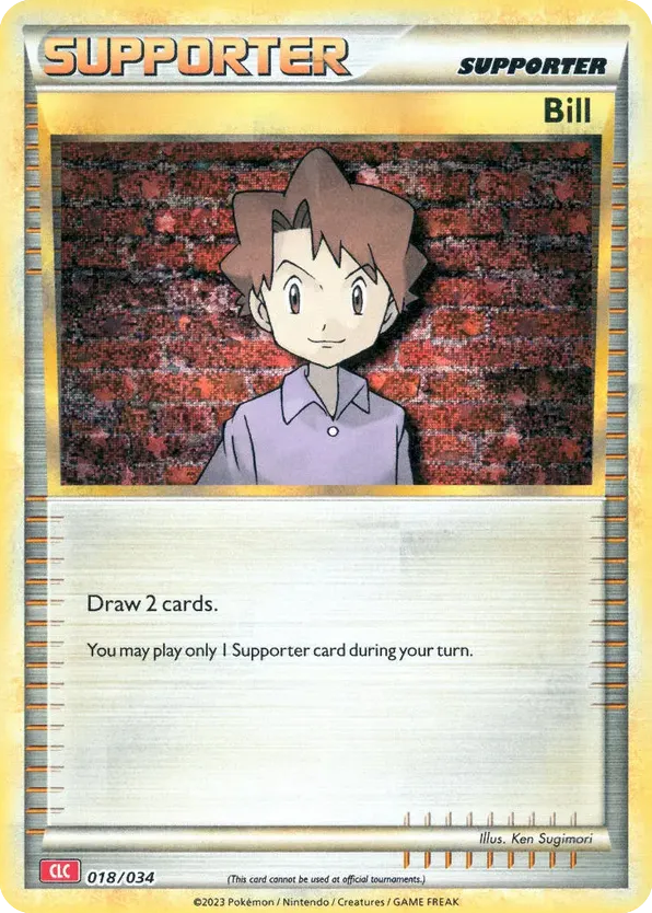 Bill – Pokémon TCG Classic - Charizard 018/034 Pokémon card