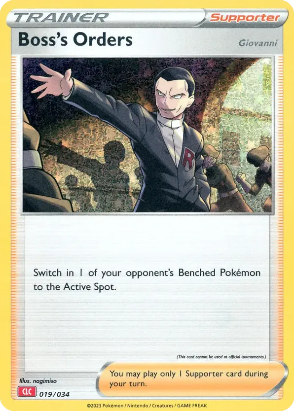 Boss's Orders – Pokémon TCG Classic - Charizard 019/034 Pokémon card