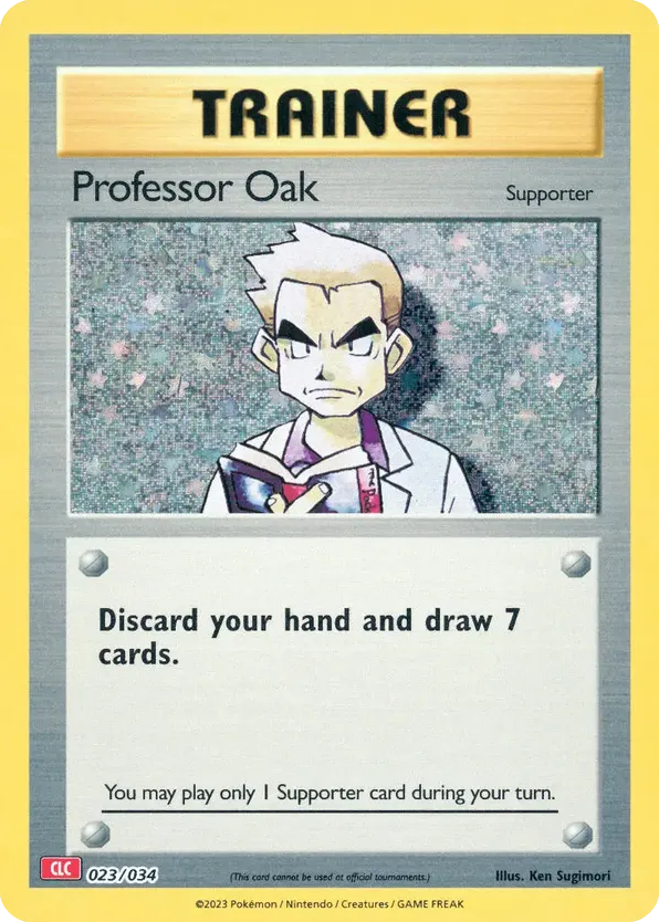Professor Oak – Pokémon TCG Classic - Charizard 023/034 Pokémon card