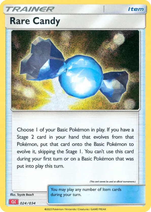 Rare Candy – Pokémon TCG Classic - Charizard 024/034 Pokémon card