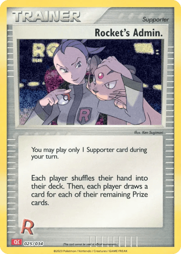 Rocket's Admin - Pokémon TCG Classic - Charizard 25