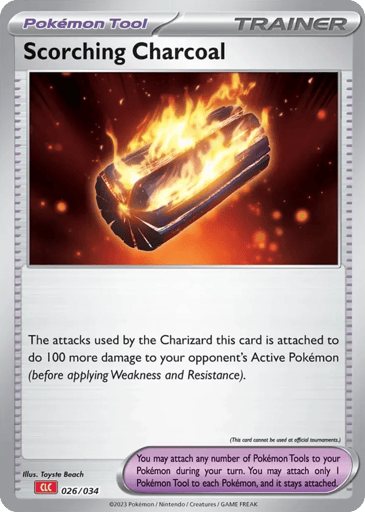Scorching Charcoal - Pokémon TCG Classic - Charizard 26