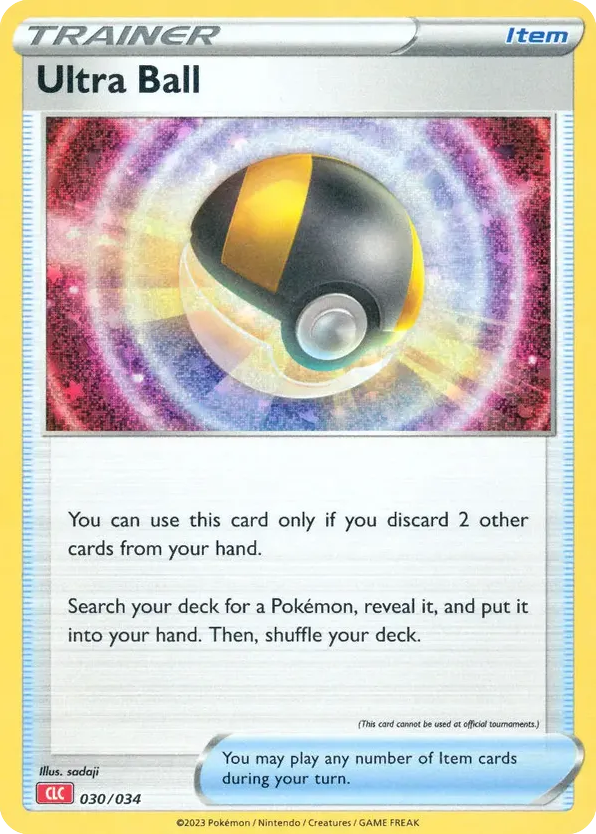 Ultra Ball – Pokémon TCG Classic - Charizard 030/034 Pokémon card