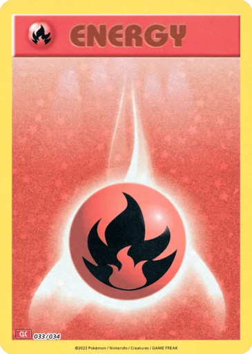 Basic Fire Energy - Pokémon TCG Classic - Charizard 33