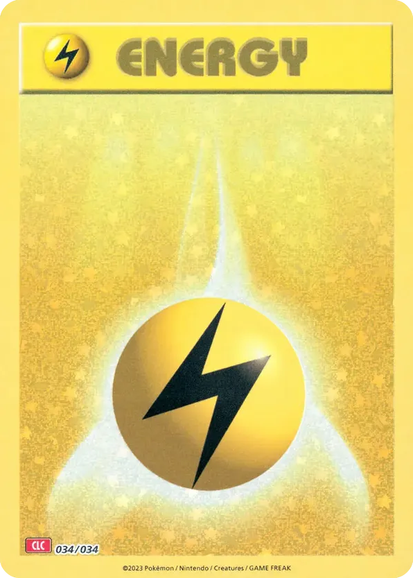 Basic Lightning Energy – Pokémon TCG Classic - Charizard 034/034 Pokémon card