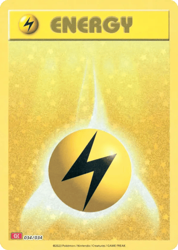 Basic Lightning Energy - Pokémon TCG Classic - Charizard 34