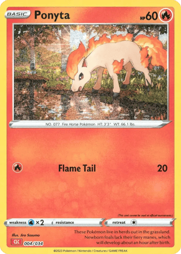 Ponyta - Pokémon TCG Classic - Charizard 4
