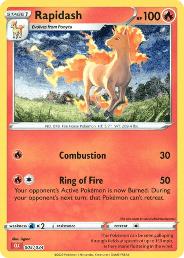 Rapidash - Pokémon TCG Classic - Charizard 5