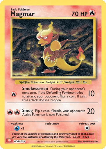 Magmar - Pokémon TCG Classic - Charizard 6