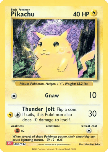Pikachu - Pokémon TCG Classic - Charizard 8