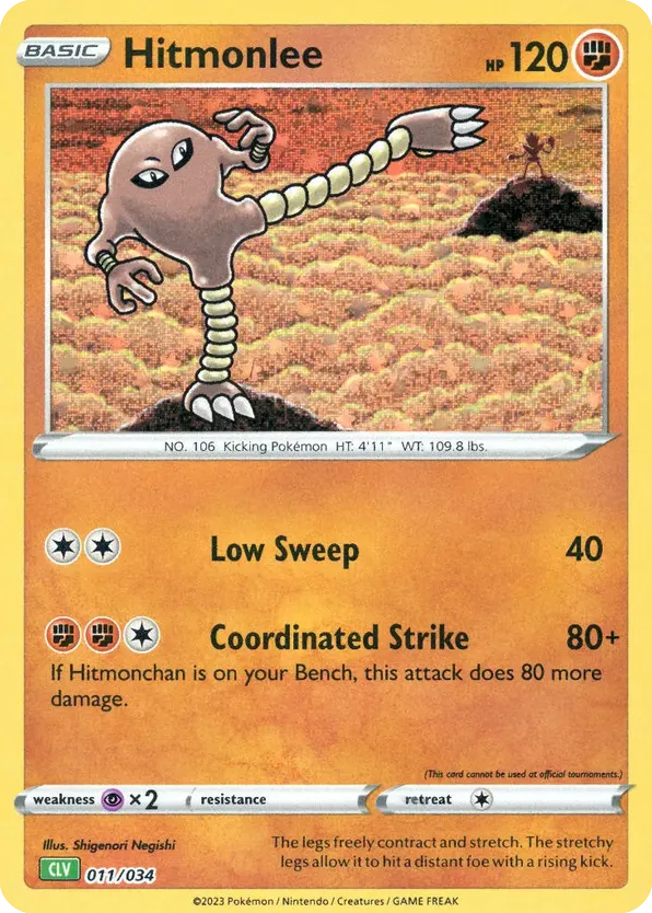 Hitmonlee – Pokémon TCG Classic - Venusaur 011/034 Pokémon card