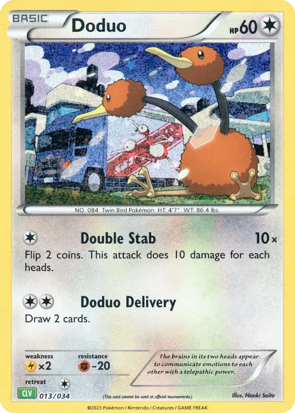 Doduo – Pokémon TCG Classic - Venusaur 013/034 Pokémon card