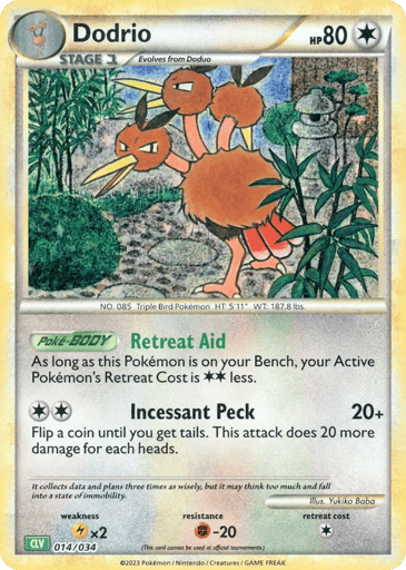 Dodrio - Pokémon TCG Classic - Venusaur 14