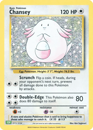 Chansey - Pokémon TCG Classic - Venusaur 15
